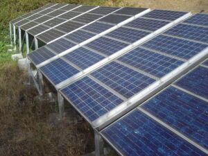 Solar power is one clean electricity source.