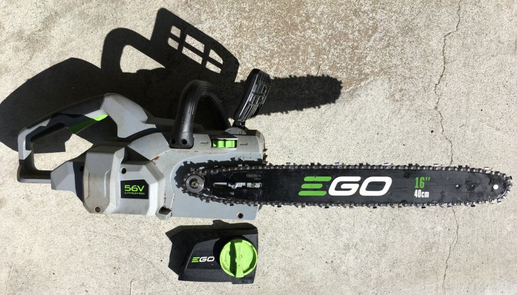 Ego Chainsaw Review Partially Assembled
